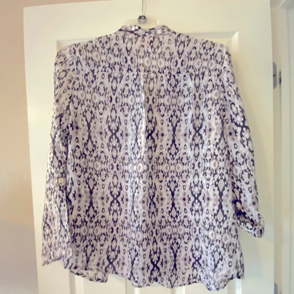 Ruby Rd. Sheer Blouse - Picture 5 of 7
